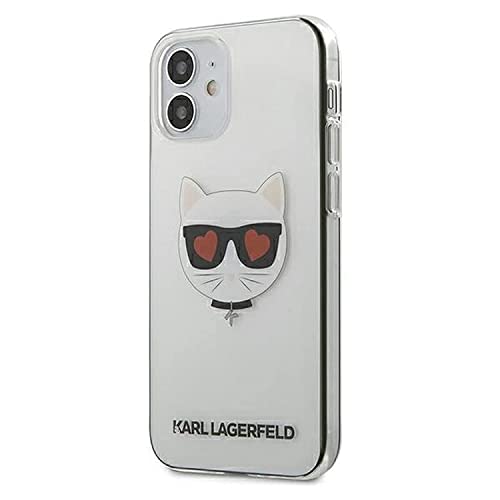Karl Lagerfeld KLHCP12SCLTR Coque pour iPhone 12 5,4" Transparent Choupette Cover