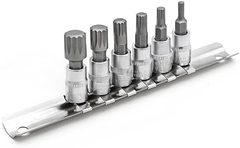 LEXIVON XZN Triple Square Spline Bit Socket Set, Size M4 M5 M6 M8 M10 ...