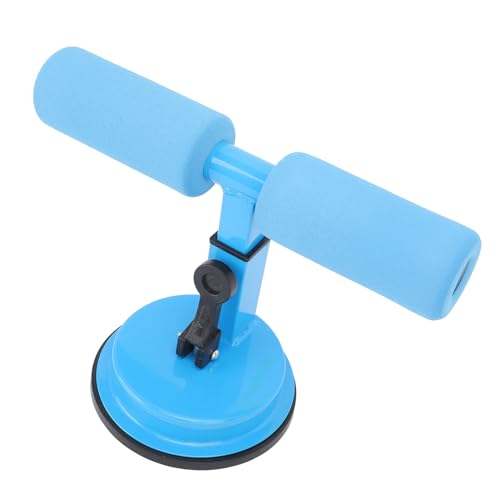Sit Up Bar Floor Equipo Portátil para Ejercicios de Sentadillas con Ventosa Abs Master para Ejercicios de Aletas Entrenamiento de Músculos Abdominales Azul La Copa de Goma