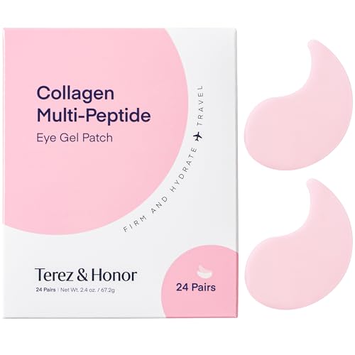 TEREZ & HONOR Peptide Collagen Hydrogel Eye Patches - 24