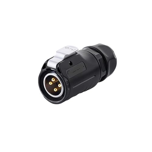 Connecteur industriel 4 broches LP20 male pour câble d'alimentation LED