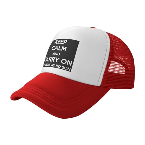 Keep Calm and Carry On My Wayward Son Women's Baseball Cap Low Profile Dad Hat Adjustable