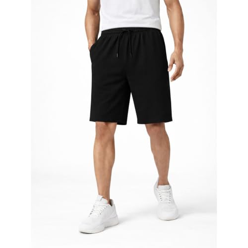 Image of KART BLACK Plus Sizes Men's Cotton Knee Length Shorts(M,L,XL,XXL,XXXL,4XL,5XL Shorts)| Casual and Night Wear Mens Shorts