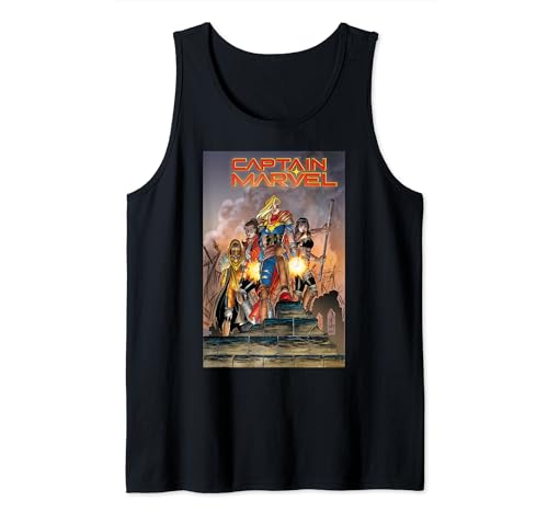 Débardeur Captain Marvel Revolution : Top Comic Marvel pour Fan
