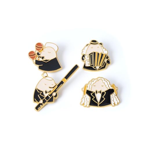 Image of Musical Enamel Pin Music Brooch Music Badge for Backpack Clothing Hat Decoration