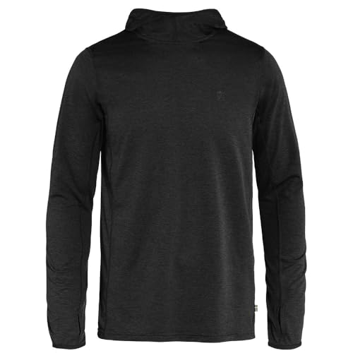 Fjällräven Herren Abisko Sun-Hoodie, Black, L