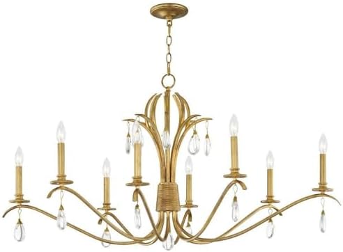 Maxim Eden - 8 Light Chandelier-24.25 Inches Tall and 48 Inches Wide -Traditional Installation