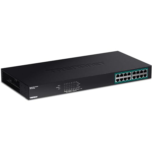 Image of TRENDnet 16-Port 246W 32Gbps Gigabit PoE+ and 26-Port 380W 52Gbps Gigabit PoE+ Ethernet Network Switches