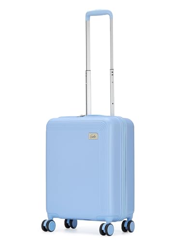 Image of Genie Rhythm Hard Luggage with Organized Interiors and Dual Wheels - Cabin - Sky Breeze