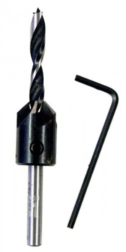 Connex COX969166 Slip-On Countersink with Wood Drill, Silver/Black, 16 x 6 mm - Image 3