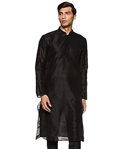 Image of Royal Kurta Men's Art Silk Straight Kurta