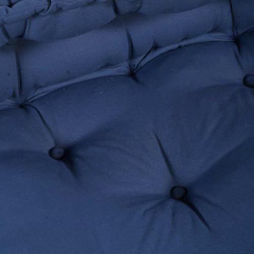 Sofá modular de patchwork añil de tela azul noche para cojines de sillas y sofás 8