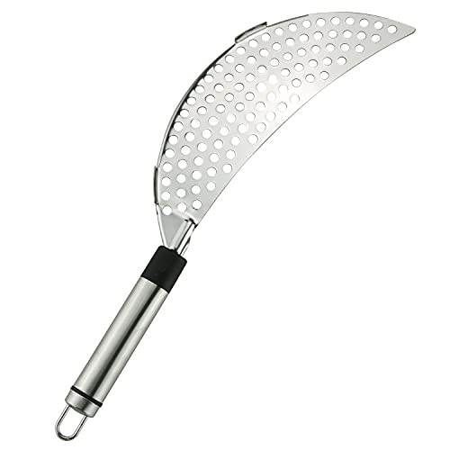 Comparison: Best Metal Pot Strainer 11 Tegg Crescent Pot Strainer Stainless Steel Grease Pasta Strainer Insert Drainer with Handheld for Different Pot Pan Kitchen Tool
