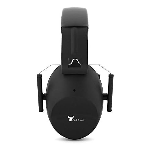 Earmuffs with Low Profile Passive Folding Design 26dB NRR Cover