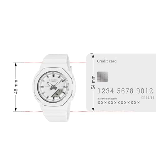 Image of Casio G-Shock Women GMA-P2110-7ADR Analog-Digital White Dial Women (G1776)