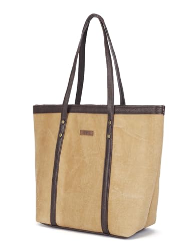 Image of NEPRI Printed Office Tote Bag | Laptop Bag 15.6 inch | Stylish Tote Bags for Office Use | Purse for Women | Vegan Leather & Handblock Printed Fabric Handbag | Daily & Travel Use