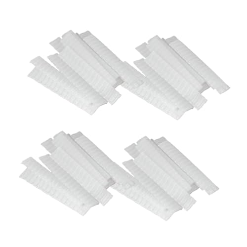 OSALADI Fundas Protectoras para Pinceles de Maquillaje 12 X 1,5 Cm, 100 Piezas de Plástico Pe Color Claro, Malla Transpirable para Mantener Pinceles Limpios y Proteger Brochas en Uso