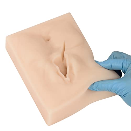 Image of Female Vulva Incision Perineal Suture Practice Model (Right Cut) Laceration /Episiotomy Suture Simulator Practice for Gynecology Teaching to Medical Student, Doctor Training