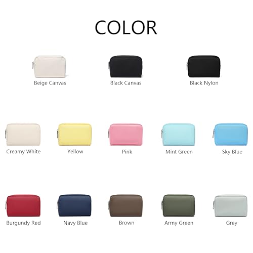 Waterproof Makeup Bag Large Capacity Women's Classic Black Wash Bag Adjustable Partition Wash Bag Brush and Cosmetic Carrying Bag… (Navy Blue)3