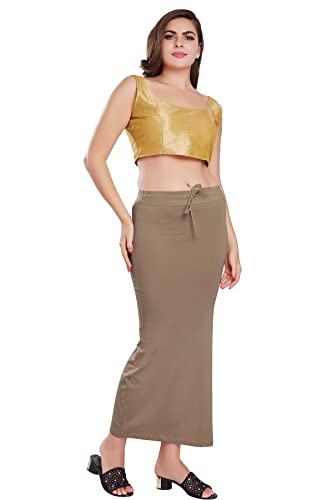 Image of RANI SAAHIBA Women's Stretchy Slim Fishcut Petticoat Cotton Shapewear