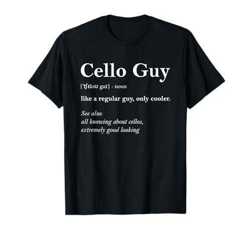 Violonchelo Definición Chico Divertido Regalo Violonchelo Jugador Camiseta