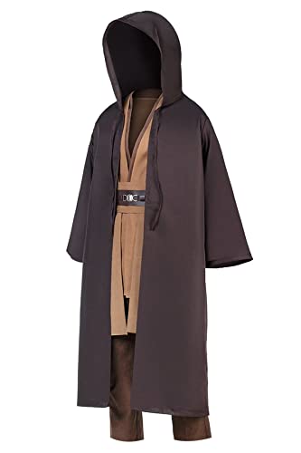 Kids Jedi Costumes For Boys Anakin Uniform Outfit Brown Jdc-Br-Xxl #TOP1