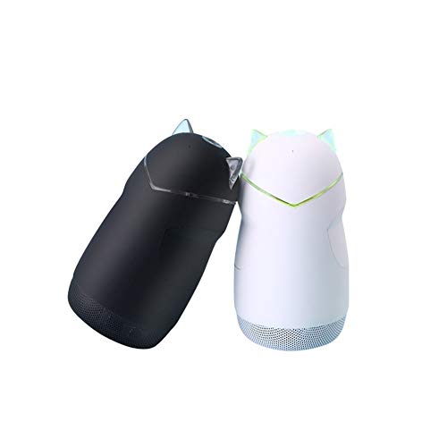 Preisvergleich Produktbild HPTCLYYX Mini Bluetooth Freisprecheinrichtung Tier Cartoon Niedlichen Subwoofer Kleines Geschenk Outdoor Tragbare Drahtlose Lautsprecher Auto, Weiß