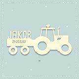 Personalisiertes Taufgeschenk, Geburtsgeschenk mit Wunsch-namen des Babys/Kindes und Wunschfarbe