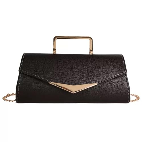 Sac à main de soirée rigide en cuir végétalien croco pour vos essentiels