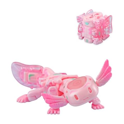 52TOYS BEASTBOX BB-63A Heatmiser Deformation Toys Action Figure, Converting Toys in Mecha and Cube, Perfect Birthday Party Gift for Teens and Adults, Based on Hexagonal Arowana Cover