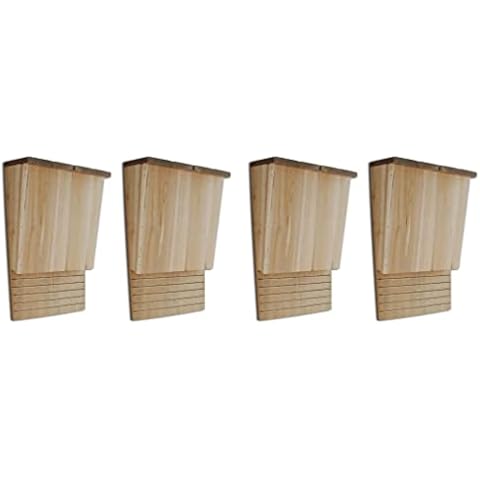 vidaXL 4X Holz Fledermauskasten Fledermaushaus Nistkasten Fledermausnistkasten Cover