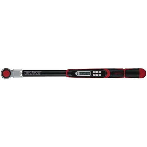 Teng Tools 20-200Nm 1/2 Inch Drive Electronic/Digital Torque Wrench -1292D200, Silver