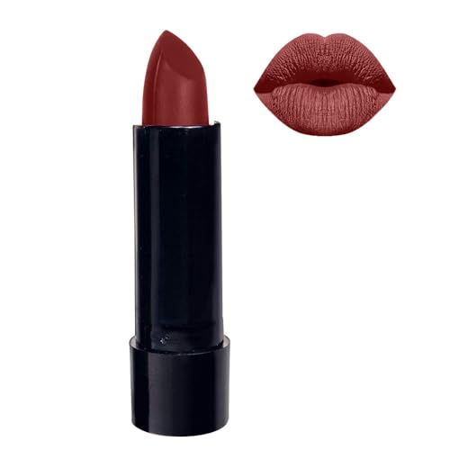 Image of Krayons Cute Pop Matte Lipstick for Women - Shade 195 Cherry Maroon, India's 1st Twist-Wrap Lip Stick, Long Stay Waterproof Lipstic, Rich Pigmented Daily Wear Matt Lipsticks, 3.5g