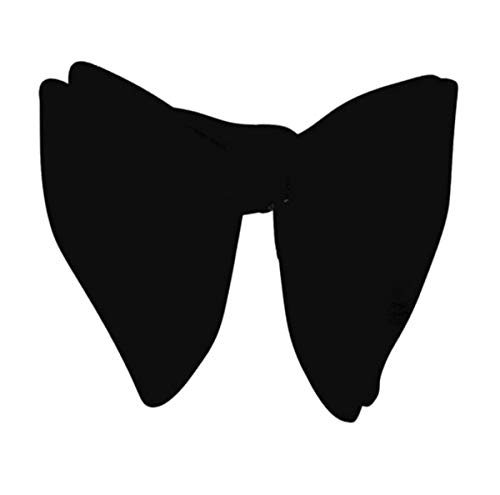 Ferucci mens oversized pre tied bow tie - tuxedo black …