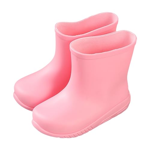 Generisch Botas de lluvia para niños y niñas, zapatos de goma antideslizantes, botas de lluvia para niños, botas de lluvia de moda, para niños, escolares, informales, todos los zapatos de agua al aire