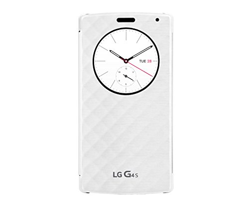 LG Quick Circle Book-Cover para G4 s, Weis - apropiado para G4s