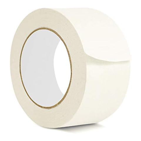 WooZuu Masking Tape 50mm x 50m Strong Adhesive General Tape Perfect for Painting, Decorating, Labelling, Crafts Cover