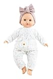 Paola Reina Puppe Sonia Blumenmuster Mechanismus 36 cm Puppenspielzeug