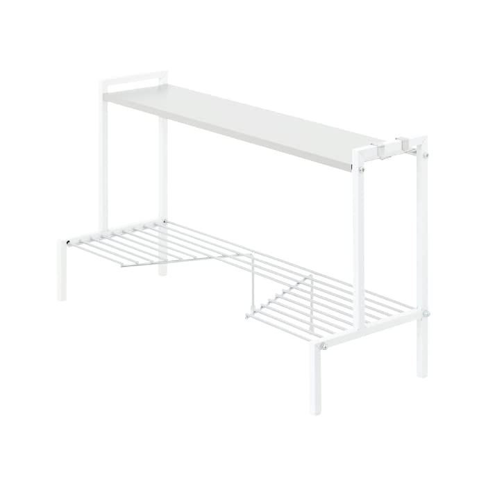 Amazon.co.jp: 川口工器 arte コンロ奥ラック 2段 (幅70, ホワイト