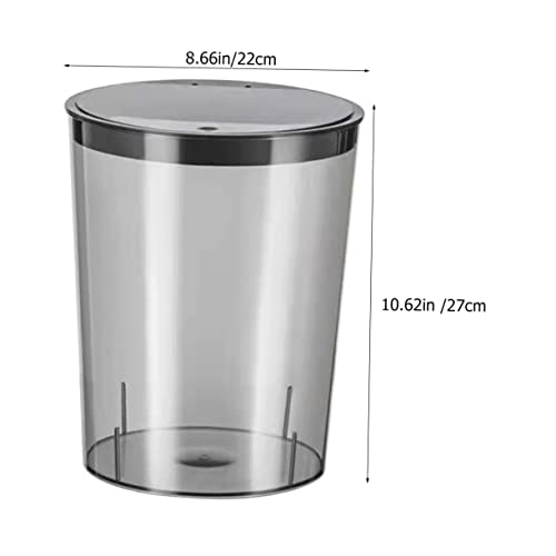 Caneca de desperdicios rectangular de plástico VOSAREA miniatura 2