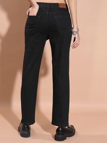 Image of Tokyo Talkies Women High Waist Straight Fit Jeans