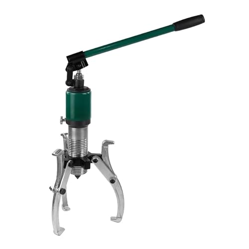 HEQIM Hydraulic Cylinder Repair Tool, Bearing Puller 2 or 3 Jaws, Hydraulic Gear Puller 10T/22000LB for Sprockets, rotors, axles, Wheel Bearings, 3-jaw Puller(50T/110000LB)