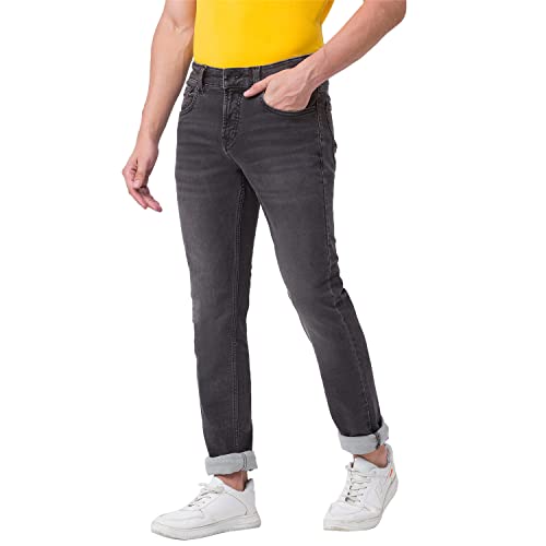 Image of Spykar Men's Rover Regular Fit Mid Rise Casual Jeans