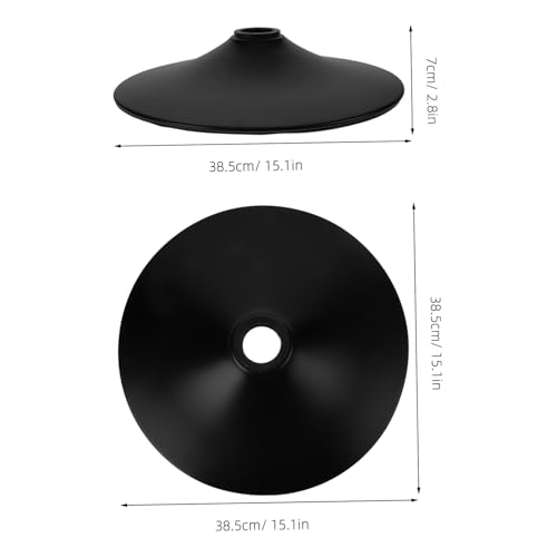 Plateau tournant pour tabouret de bar POPETPOP en fer noir robuste - 3