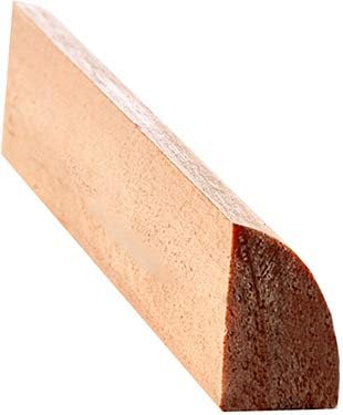 129-S Base Shoe Moulding44; Natural - 0.44 x 0.69 in. x 8 ft. - Pack of 18