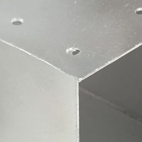Conector de postes en Y de 101 mm en acero galvanizado de 3 vías 5