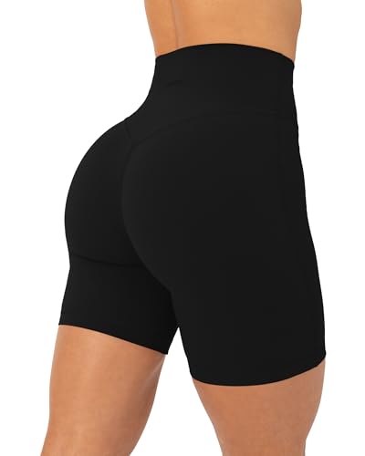 PAVOI ACTIVE Yoga Shorts for Women High Waisted Gym Shorts Buttery Soft Biker Workout Shorts 4
