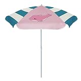 AMMSUN 47 Inch Seaside Beach Umbrella for Sand Box Water Table - Kids shade Umbrella for children Beach Camping Garden Outdoor Play Shade umbrella for picnic table