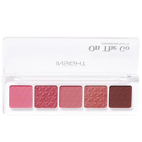 Image of INSIGHT On The Go Eyeshadow Palette - Nora | Highly Pigmented | Silky Smooth | Crease-Free Blending | Shimmer & Matte Shades | Travel-Friendly (10g)