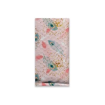 4x8 (20pcs) Pink Peacock Designer Self Seal Poly Bubble Mailers Shipping Envelopes Padded Bags